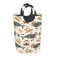 thumbnail image 2 of KLL Ramadan Whale Laundry Hamper,Large Canvas Fabric Lightweight Storage Basket Toy Organizer Dirty Clothes Collapsible Waterproof, 2 of 6