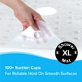 thumbnail image 6 of SlipX Solutions 27 x 27 Extra Large Square Shower Mat in Translucent White Pearl, 6 of 8