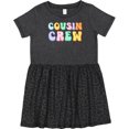thumbnail image 3 of Inktastic Cousin Crew Girls Toddler Dress, 3 of 5