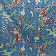 thumbnail image 4 of Indian Blue Bird Print Cotton Quilted Blanket Indian Handmade Bedspread Kantha Work Bohemian Bed Décor Throw Blanket Sofa cover Vintage Quilt, 4 of 4