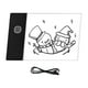 thumbnail image 1 of Super Mini Almohadilla de luz LED Caja de luz ultrafina Alimentado por USB Brillo regulable Artcraft Abanopi Almohadilla de luz, 1 of 7