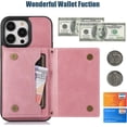 thumbnail image 5 of for iPhone 14 Pro Max Crossbody Wallet Case for Women, Bling Glitter PU Leather Phone Case with RFID Blocking Card Holder Cover for iPhone 14 Pro Max SZ Rose Gold, 5 of 18