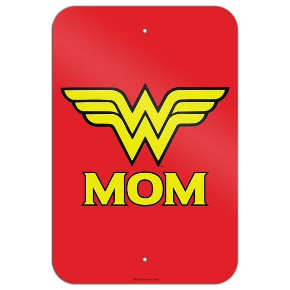 Wonder Woman Wonder Mom Logo Home Business Office Sign