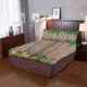 thumbnail image 4 of Juego de ropa de cama ABPHQTO 3 Piezas Funda nórdica con 2 fundas de almohada Tréboles Monedas de oro, 4 of 4
