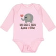 thumbnail image 3 of Inktastic My Gigi and Papa Love Me Boys or Girls Long Sleeve Baby Bodysuit, 3 of 5