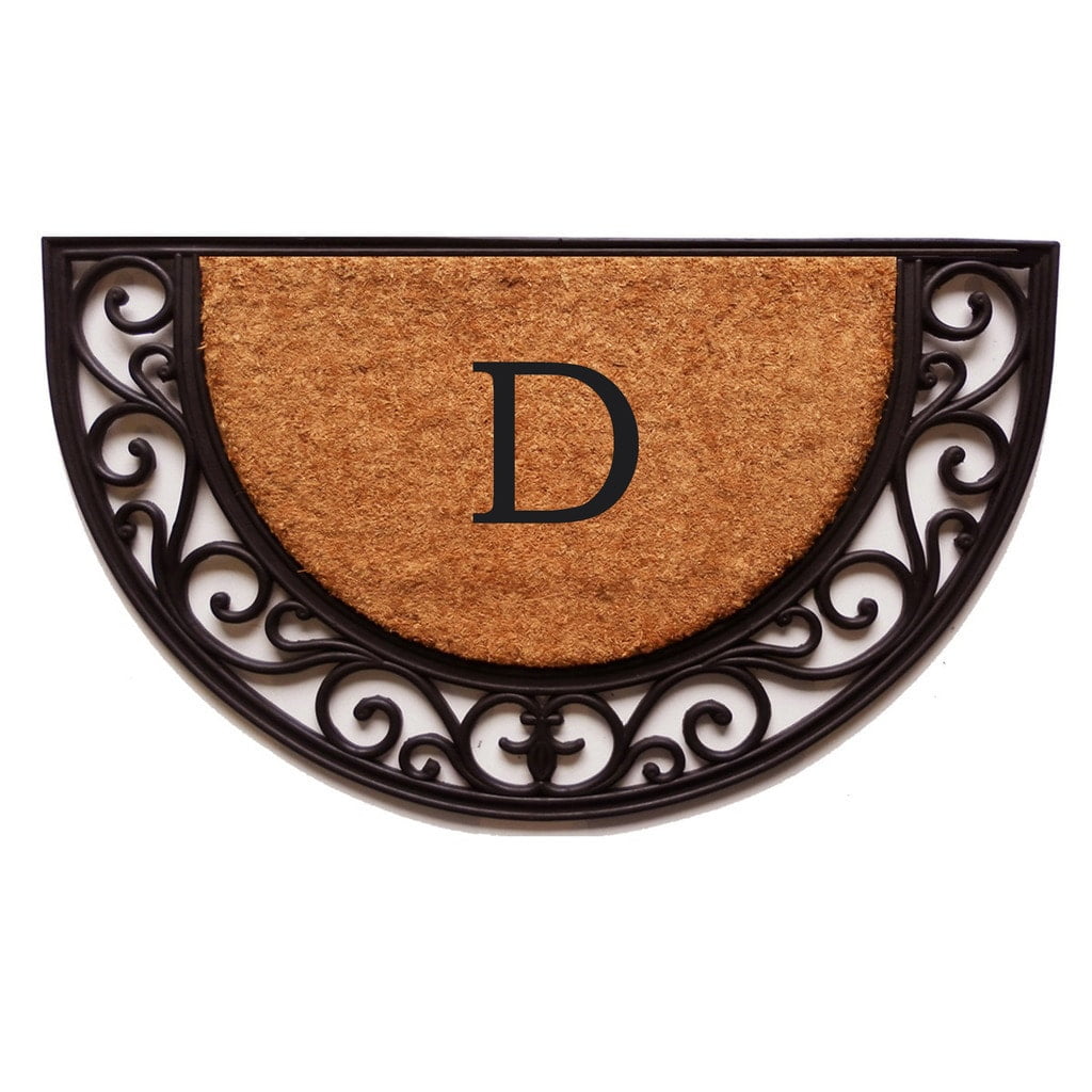 Calloway Mills Plantation Arch Monogram Outdoor Doormat 18" x 30" (Letter T)
