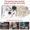 thumbnail image 6 of RHEA- Recorder Rubber Belt - Cassette Repair Maintenance Mix Width 4Mm, 6 of 6
