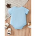 thumbnail image 3 of Newborn Infant Short Sleeve Romper "IF MY MOM SAYS NO" Graphic Crew Neck Bodysuit Onesies For Baby Girls And Boys Toddler Summer Clothes, 3 of 5