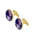 thumbnail image 2 of Unicorn Men's Stainless Steel Cufflink Set for Formal Attire, 2 of 6