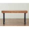 thumbnail image 4 of Mod-Arte Bureau de Bureau Moderne en Bois Dur et Fer Naturel, 4 of 10