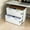 Rustic White-2 drawer, variant on Zimtown Wooden File Cabinet Lockale 2-Drawer,  Vertical Business Filing Cabinet with Rustic Metal Handles for Home Office,Brown
