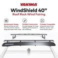 thumbnail image 2 of Yakima WindShield 40 Inch Universal Fairing w/Band Style Attachment, Black, 2 of 10