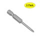 thumbnail image 1 of 5 Piezas de Brocas Magnéticas Phillips, Vástago Hexagonal S2 Herramienta Eléctrica, 3.0xPH1, 1 of 5