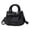 Black, variant on Women Mini Crossbody Purses Fashion Bow Leather Top Handle Shoulder Bags with Detachable Strap Ladies Daily Handbags Pink