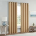 thumbnail image 5 of Eclipse Dutchess 100% Blackout Lined Curtains, Solid Grommet (1 panel), 63" long x 50" wide, Flaxen, 5 of 10