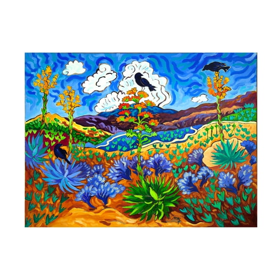Cathy Carey 'Canyon Consultation' Canvas Art