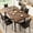 Brown, variant on ANPOO 7 Pieces Dining Table & Chairs Set for 4-8 People, 71 Inch Kitchen Table with 6 Chairs, Rectangle Dining Table with Metal Legs for Dining Room, Living Room