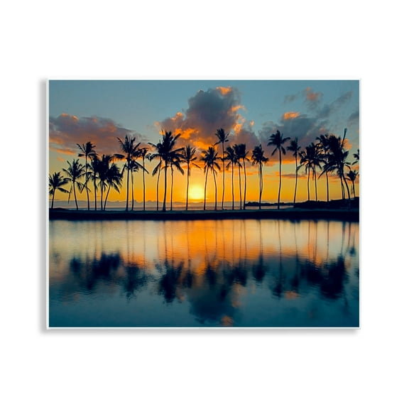 Stupell Industries Big Island Sunset Wall Plaque Art design by Danita Delimont, 11 x 14