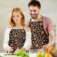 thumbnail image 5 of Red Dog Art Footprint Apron-Garden Aprons for Women with Pockets-Cotton Linen Waterproof Kitchen Cooking Gardening Aprons Adjustable for Kitchen,Cooking,BBQ and Salon 33x27 Inch, 5 of 7