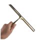 thumbnail image 3 of Gold Stainless Steel Shower Squeegee For Bathroom, Wide Shower Glass Squeegee, High Quality Silicone, Shower With Bracket No Drilling, For Shower, Bat, 3 of 5