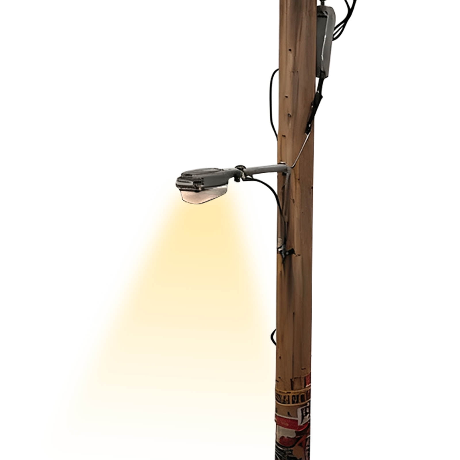 Historic Tiny Street Light Desk Lamp For Model Train Locations And Model Displays With Realistic Particulars