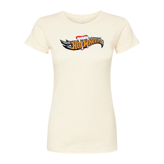 Hot Wheels - Halloween - Logo Bitten With Fangs - Juniors Fitted Graphic T-Shirt