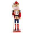 thumbnail image 3 of Estatua de soldado cascanueces,Soldado Cascanueces,Muñeca de marioneta de madera,Modelo de figuras de soldado,Adornos para el hogar,Cascanueces pintado a mano,Adornos navideños,Estatuilla de, 3 of 9