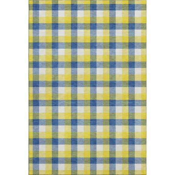 Dalyn Rugs Premium Machine Washable Mayfield AMF1053 Yellow 3' x 5' Rug