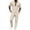 #0249-Khaki, variant on Men's 2 Piece Linen Set Short Sleeve Polo Shirt and Long Pants Casual Suit White S,M,L,XL,XXL,XXXL Gift