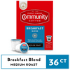 Community Coffee Breakfast Blend Medium Roast Single Serve 36 ct Box