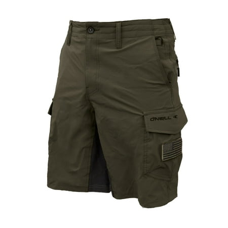 O'Neill GI Jack traveler 4 Hybrid Boardshorts 32 Army (SP018A102Q)