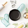 thumbnail image 3 of Aqua Blue Chef Stripe Pan Handle (Set of 3) 6x3, 3 of 5