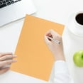 thumbnail image 4 of COOPHYA Chocolate Letter Writing Paper Stationery Kraft Paper Smooth Texture for Letters, 4 of 7