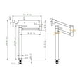 thumbnail image 2 of Xahpower Pot Filler Faucet with Extension Shank, 2 of 7