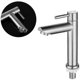 thumbnail image 2 of Grifo de lavabo con acabado en níquel cepillado, construcción de acero inoxidable con tratamiento antiarañazos para lavabo y fregadero de cocina y baño, grifo de diseño monomando plateado de 19 x 13, 2 of 3