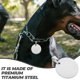 thumbnail image 3 of DEEPCRAFF 10Ud Placas Pet Redondas De Titanio Para Collar Con Agujero Para Accesorios, 3 of 8