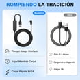thumbnail image 4 of Cable de Enlace VR TRYXZSZ Negro Compatible con Meta y Oculus Quest 1/2/3/3s/Pro USB3.2 Gen1 18W 9V, 4 of 7