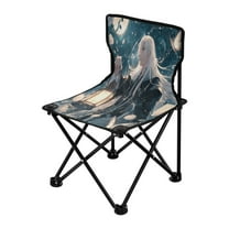 Folding Chair（Maximum weight capacity 220lb）Camping Chair For Camping Picnicking Outdoor Beach and Travel Moonlight Messenger