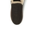 thumbnail image 5 of Dearfoms Cozy Comfort Men's Felt Moc Toe Boot Slippers, 5 of 7