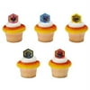 Power Rangers Morphinominal Cupcake Rings - 12 pc