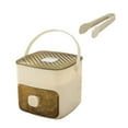 thumbnail image 3 of Abbracc Tray 48 Grid Ice Box Ice Making Tool Reusable Box with Lid Ice White, 3 of 9