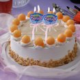 thumbnail image 4 of Decoración creativa con velas para celebraciones memorables. Dije de pastel de cumpleaños azul, 4 of 6