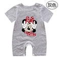 thumbnail image 1 of Mono de algodón para bebé recién nacido, peleles de manga corta para niña, ropa de dibujos animados de Mickey Mouse y Minnie, Tops de verano, trajes para niños pequeños de 9M Gao Jinjia LED, 1 of 2