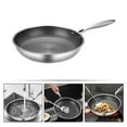 thumbnail image 3 of KONTONTY Frying Pans Honeycomb Stainless Steel Large Frying 1Pack, 3 of 8