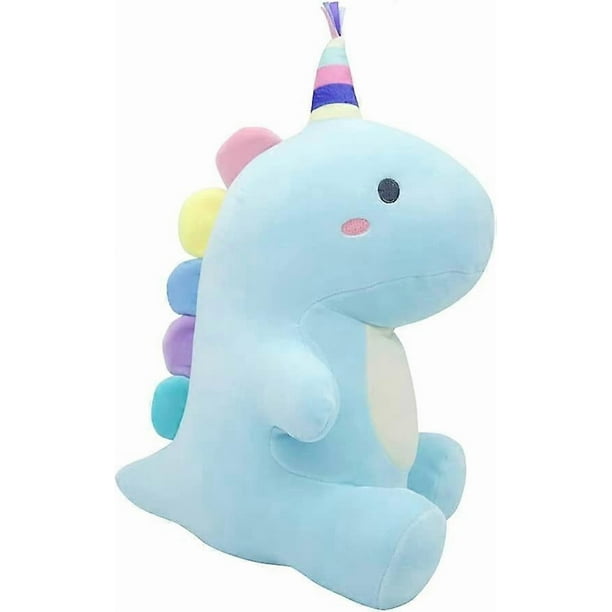 Cute Dinosaur Plush Stuffed Animal Plush Toys,Stuffed Squishy Animal Kawaii Pillow,Soft Cartoon Plushie Hugging Toy Gifts for Kids Sleeping (Pink,13.8
