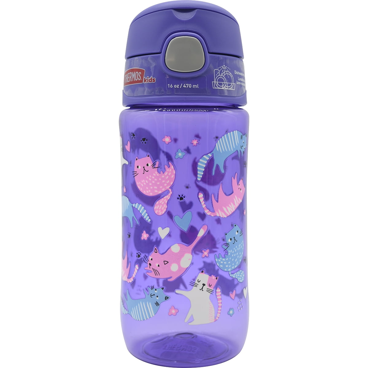 Thermos 16 oz. Kid's Funtainer Plastic Water Bottle w/ Spout Lid