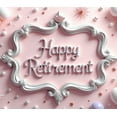 thumbnail image 3 of Decorative Design Happy Retirement Glitter Frame Balloon Star Airplane for Retirement Party Indoor Office Celebration, 3 of 6