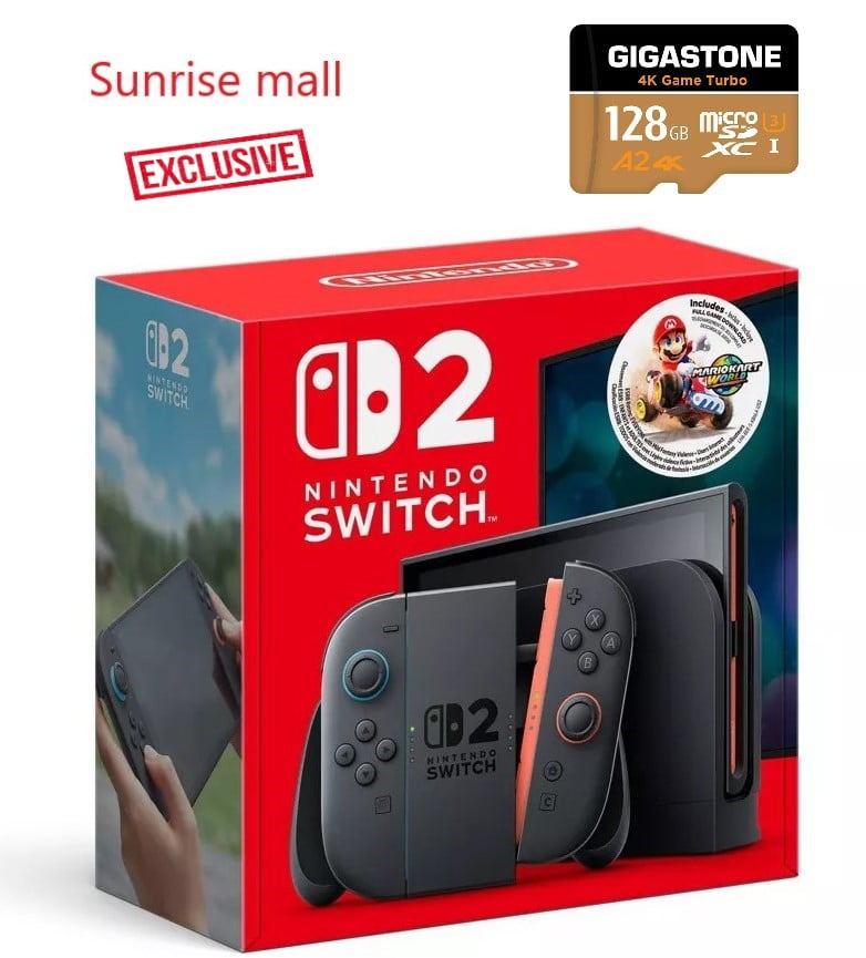 Nintendo Switch Super Mario Kart 8 Deluxe Bundle: Gray Joy