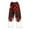 Deep Red, variant on Women's Casual Christmas Printed Plush Pants, Full Length Long Trousers for Winter Wear, Soft and Warm Fleece Material with Festive Design for Women,Wine,XL