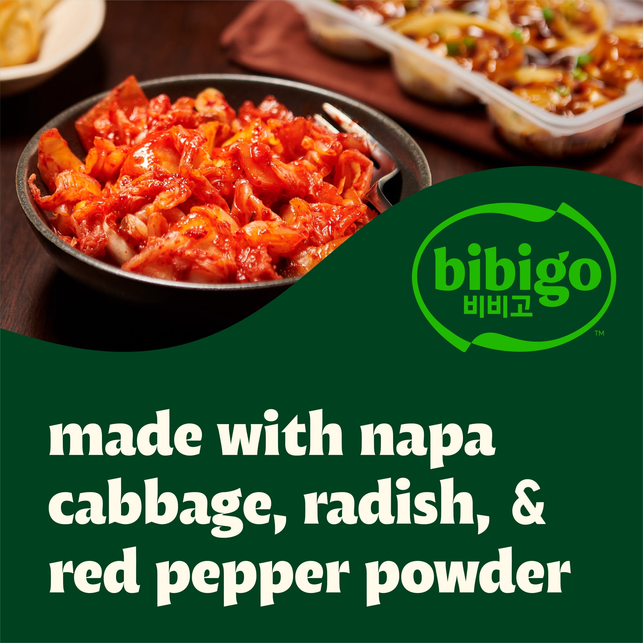 Bibigo Refrigerated Korean-Style Napa Cabbage Kimchi, 16.0 oz